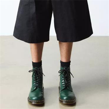 DR MARTENS LACE ANKLE BOOT - GREEN